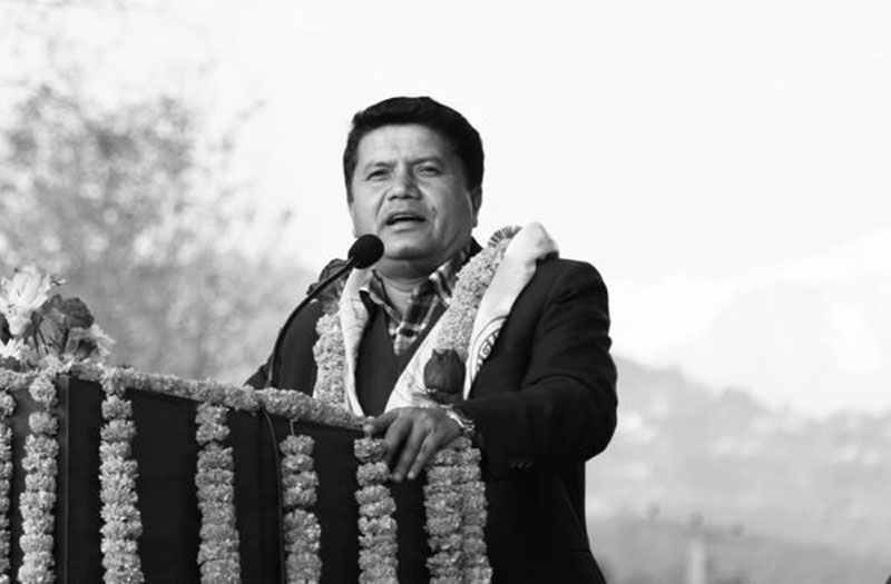 हेलिकप्टर दुर्घटनामा परी निधन भएका तत्कालिन पर्यटनमन्त्री स्व. अधिकारीको स्मरण